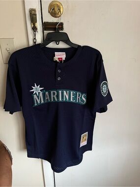 Ichiro Suzuki Seattle Mariners Mitchell & Ness MLB youth Jersey L